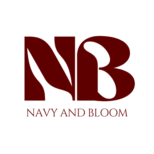 Navy and Bloom
